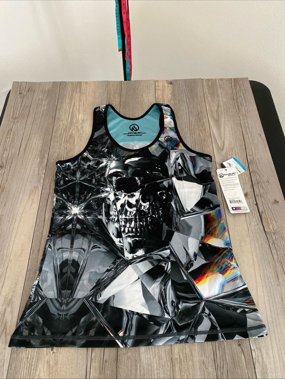 INKnBURN Dry I.C.E. Women's Singlet Tank Top Made In USA NWT Medium